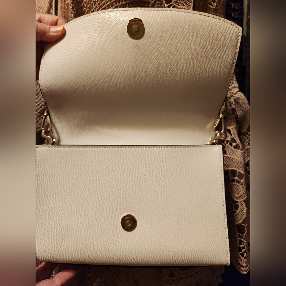 Kate Spade Beige and White Crossbody Bag - Picture 5 of 9